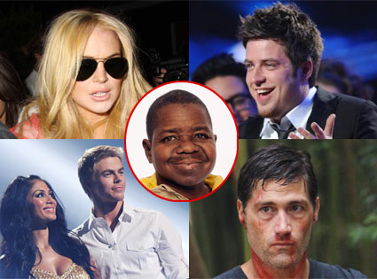 Lindsay Lohan, Nicole Scherzinger, Derek Hough, DWTS, Gary Coleman, Lee DeWyze, Matthew Fox, Lost Lindsay Lohan, Nicole Scherzinger, Derek Hough, DWTS, Gary Coleman, Lee DeWyze, Matthew Fox, Lost